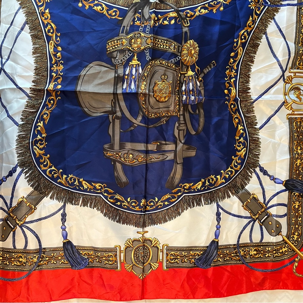 Vintage Satin Scarf